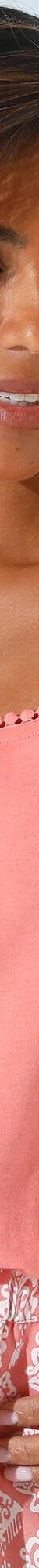 T-shirt col carré galon fantaisie (corail) T-shirt col carré galon fantaisie (corail)